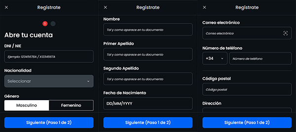 Registro en Casino777