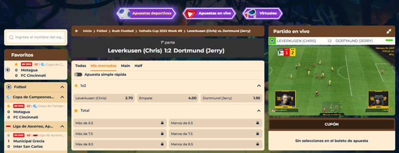 Streaming de Esports Wazamba