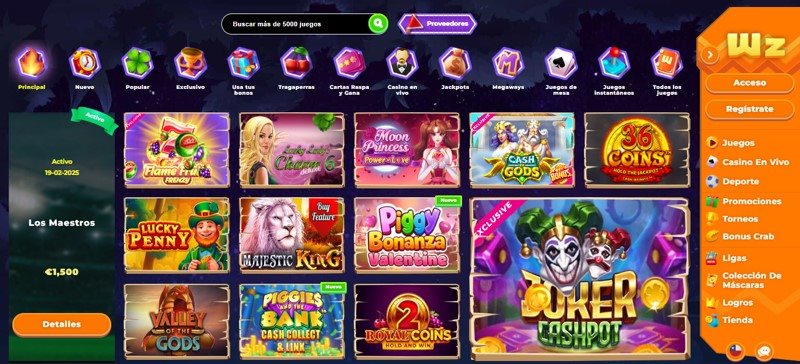Wazamba casino