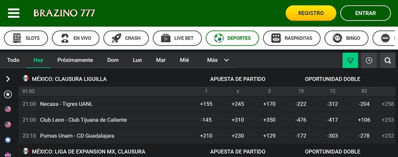 Analisis de la plataforma de apuestas deportivas Brazino777