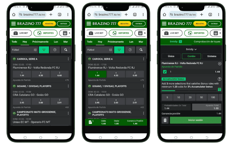 Como hacer apuestas en Brazino777