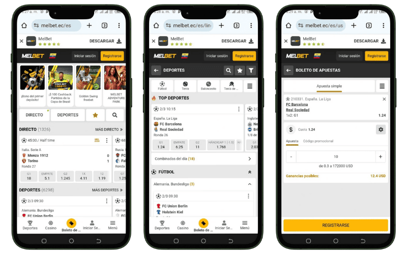 Como hacer apuestas en Melbet Ecuador