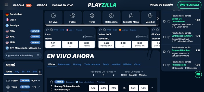 Analisis de la plataforma de apuestas deportivas en playzilla