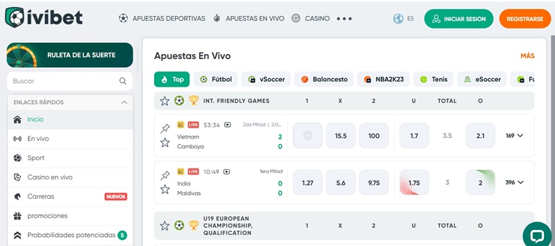 Analisis de la plataforma de apuestas deportivas Ivibet