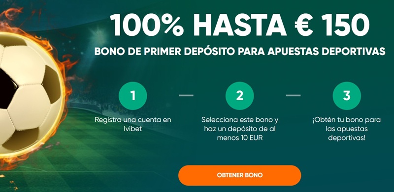 Bono de bienvenida de apuestas deportivas en Ivibet