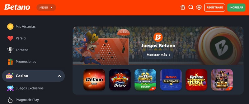 Juegos de betano casino Peru