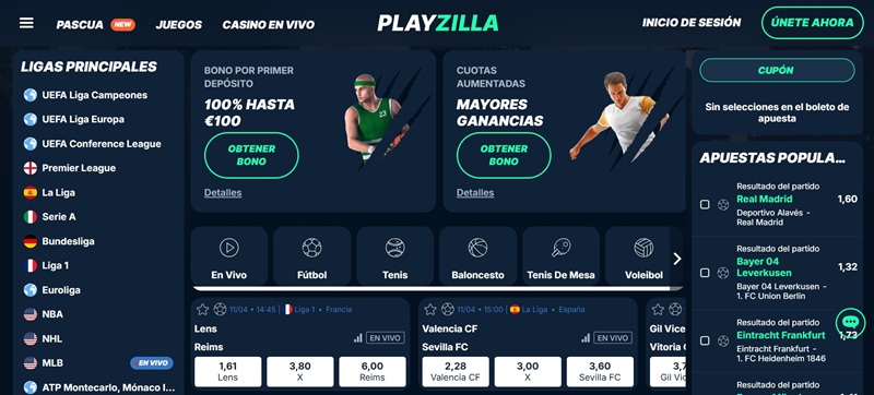 Nuestra opinion de playzilla
