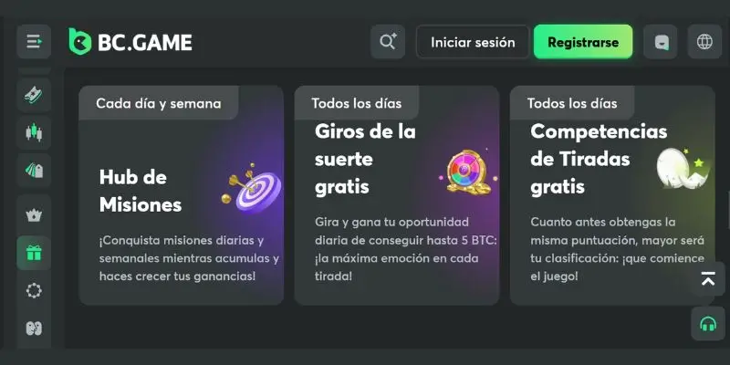 Otras promociones de BC game