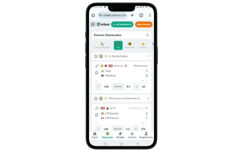 Usabilidad y experiencia de usuario ivibet