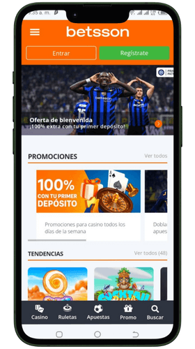 App apuestas de Betsson Ecuador