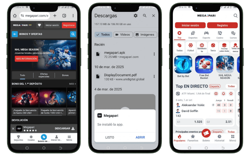 App de Megapari