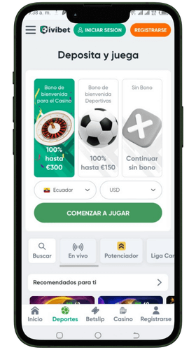 Ivibet aplicacion android