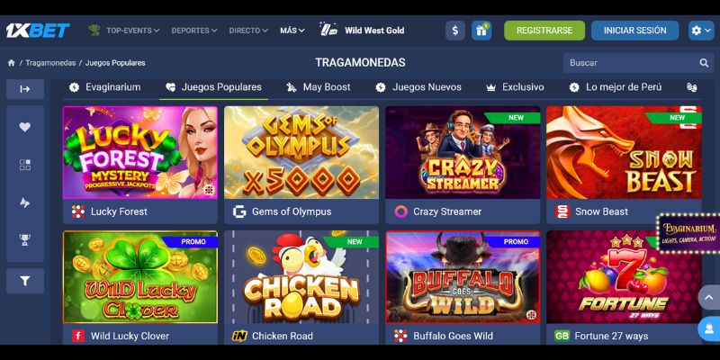 1xBet tragamonedas gratis