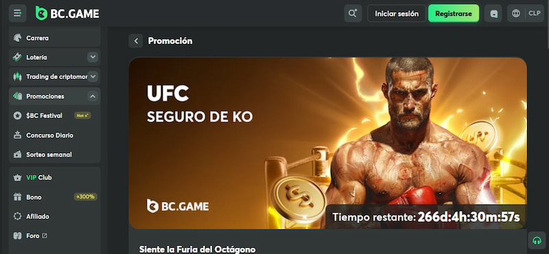 BC.game - Apuestas UFC Chile 2025