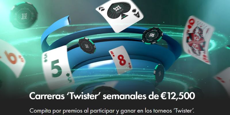Bet365 Gira gana y escala en el ranking Twister