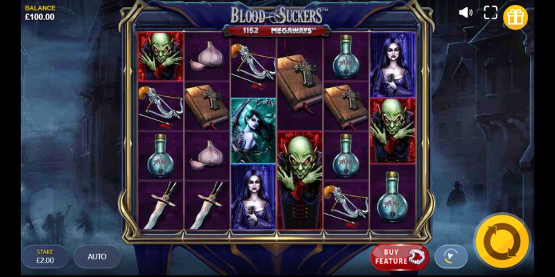 Las Tragamonedas que más pagan: Blood Suckers Megaways