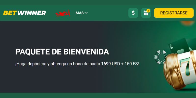 Bono de bienvenida de BetWinner Casino