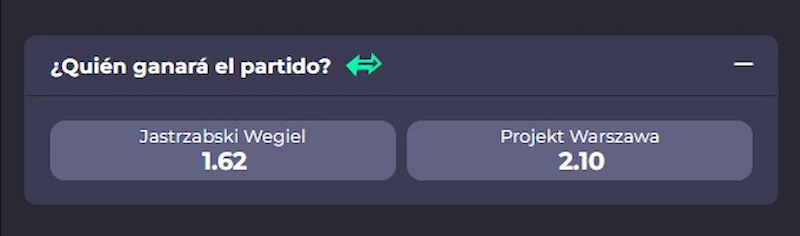 Ganador del partido - Voleibol casas de apuestas España 2025