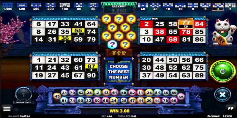 Juegos similares al Bingo: Pachinko