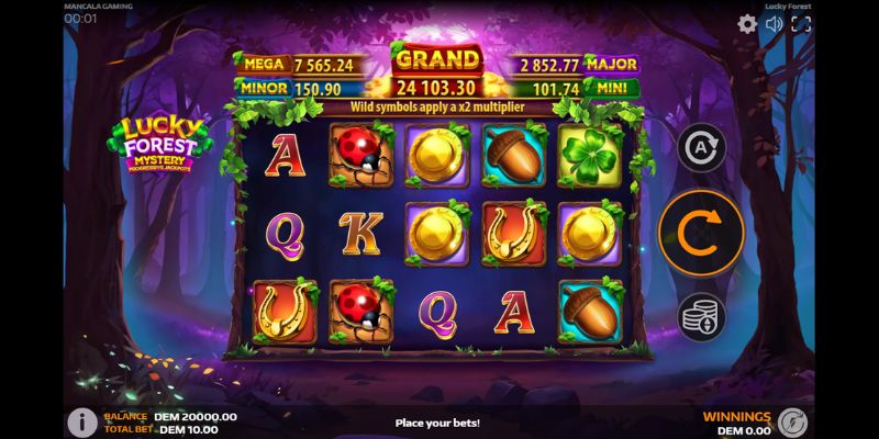 Tragamonedas Gratis Más Populares: Lucky Forest Mystery Progressive Jackpots