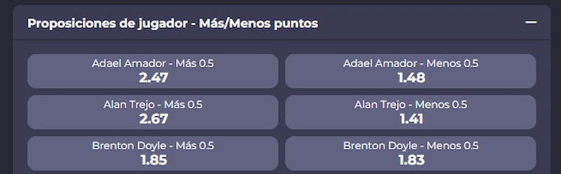 Más-menos - Béisbol casas de apuestas España 2025