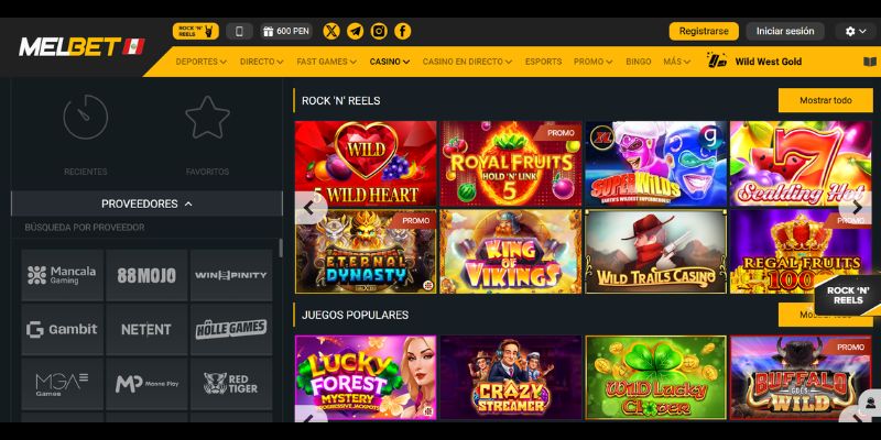 MelBet tragamonedas gratis