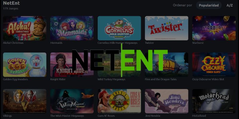 Los Mejores Proveedores de Tragamonedas: NetEnt