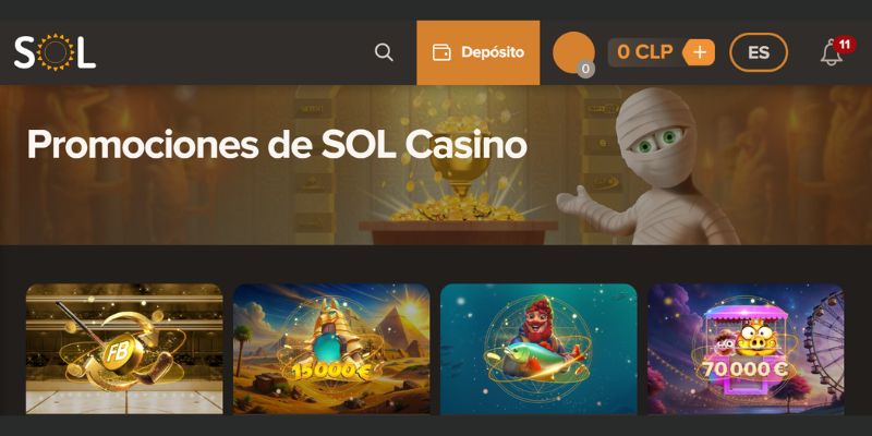 Promociones de SOL Casino