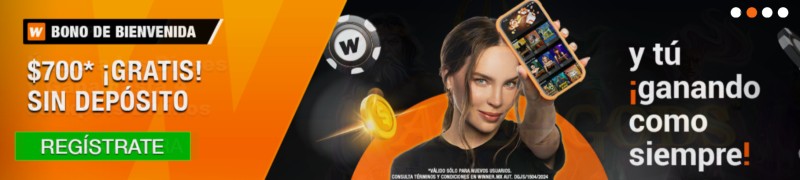 Promociones y bonos Winner México bono casino
