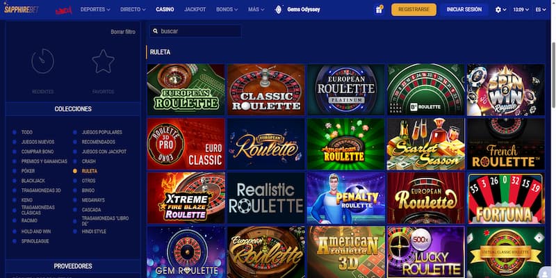 Sapphirebet Ruleta Online Chile