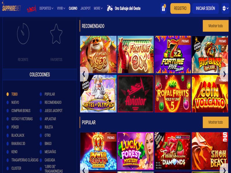 Mejores Casinos En Vivo de Chile: Sapphirebet