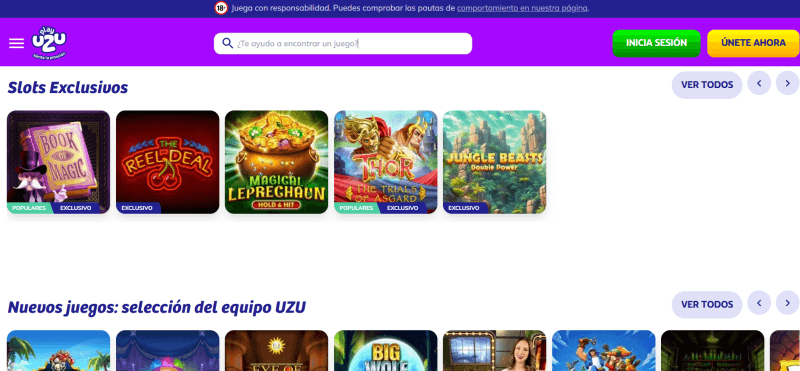 Tragaperras PlayUZU Casino