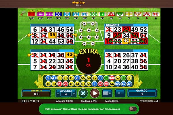 Versiones Gratuitas de Bingo en Línea