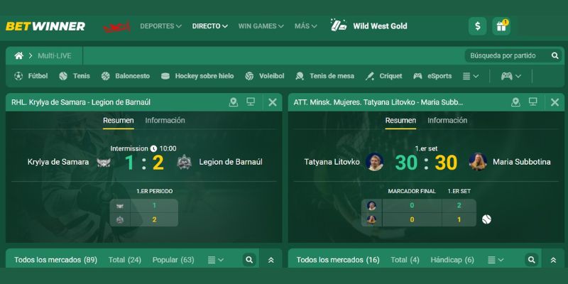 Multidirecto Betwinner