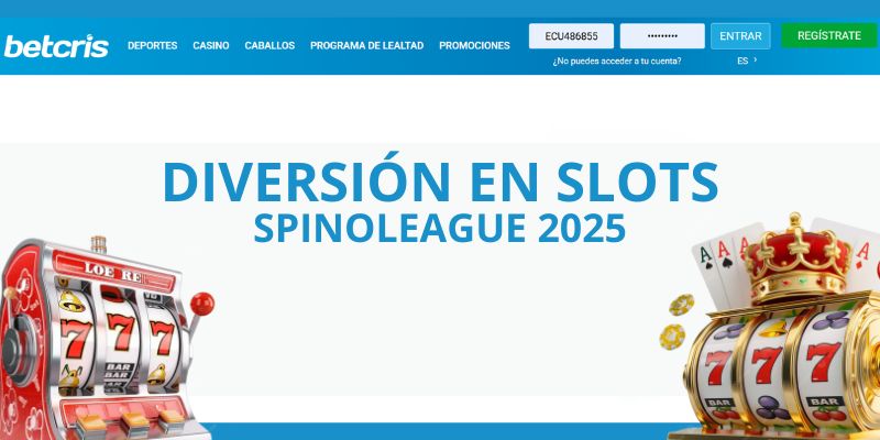 Promocion Spinoleague betcris chile