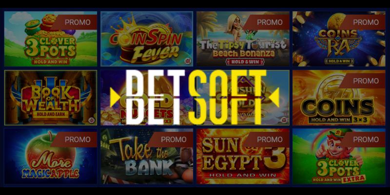 Proveedores de las Tragamonedas más jugadas: Betsoft