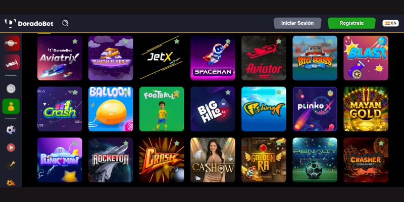 Juegos Crash en doradobet