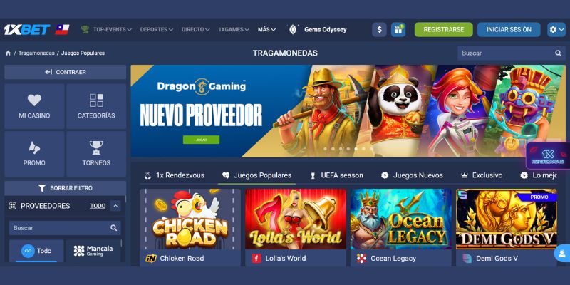 Casinos con los mejores juegos: 1xBet