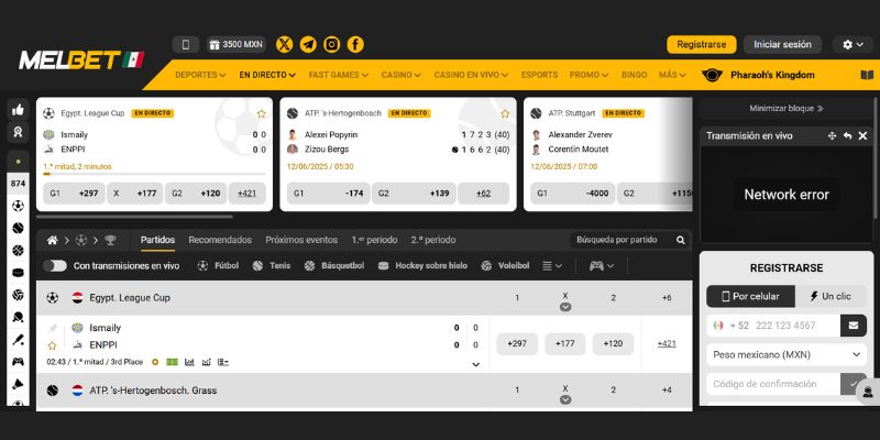 Melbet Apuestas en Vivo