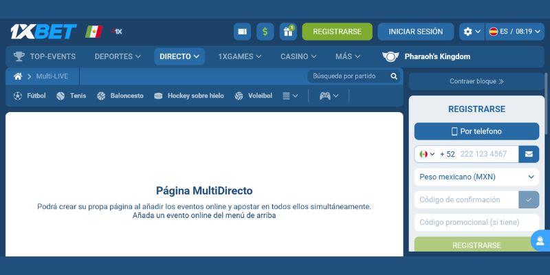 Multi Directo (Multi-LIVE) de 1xBet
