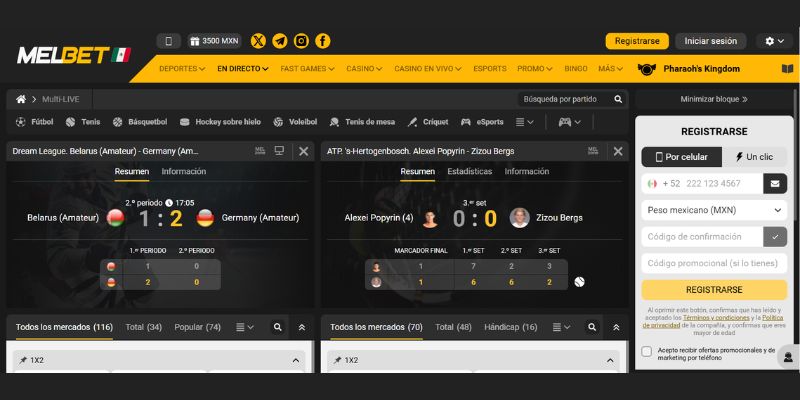 Melbet Multi Directo