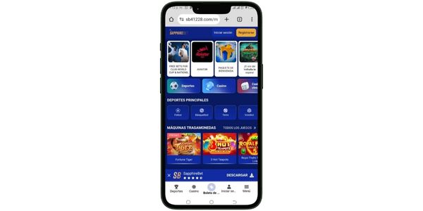 Usabilidad y Experiencia del Usuario de SapphireBet