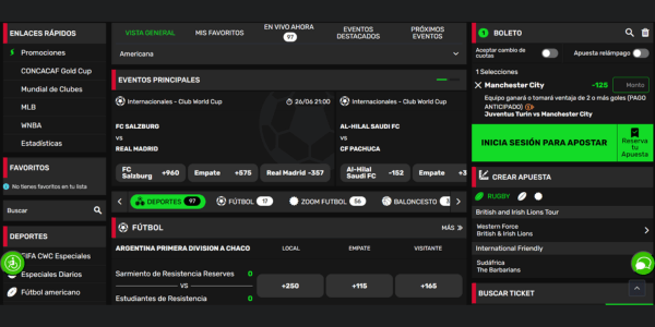Analisis de la Plataforma de Apuestas Deportivas Strendus