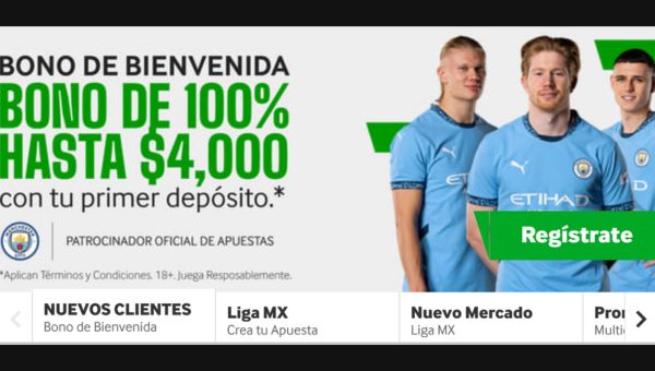 Betway Bono Primer Deposito para Apuestas: 100% Hasta $4,000 MXN