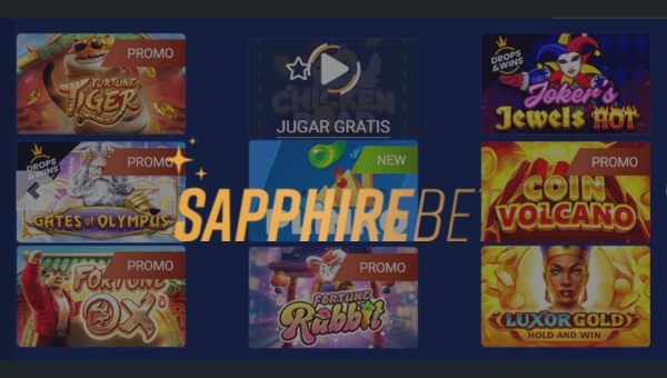 Casinos con juegos gratis: Sapphirebet Chile