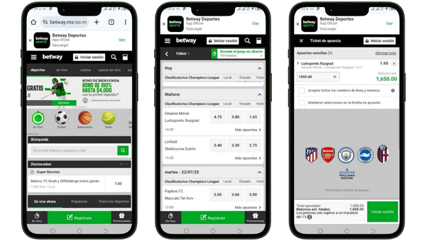 Como Apostar en Betway