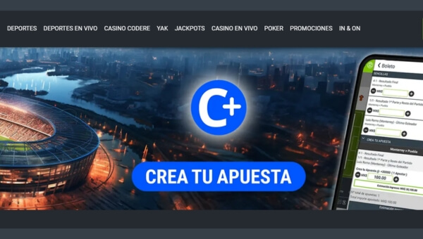 Crea tu apuesta codere