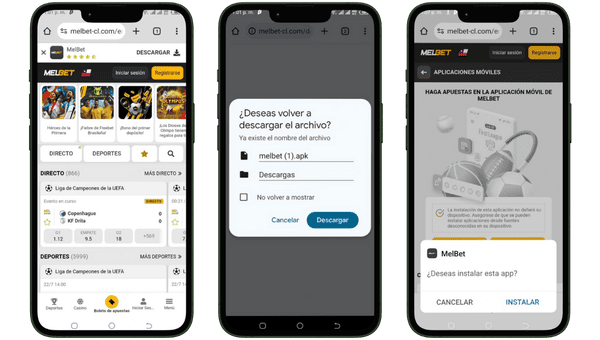 Descargar e instalar apps de apuestas en android