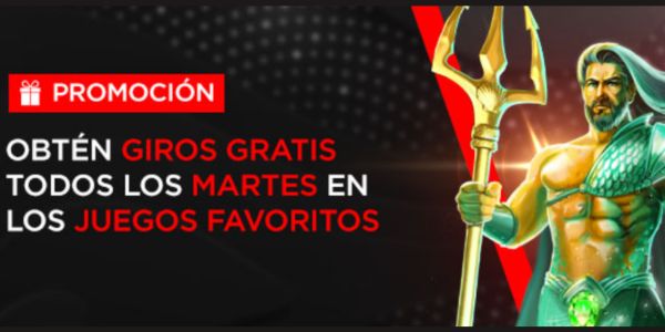 Giros gratis en Caliente casino mexico
