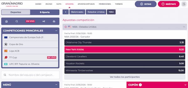 NBA Online gran madrid